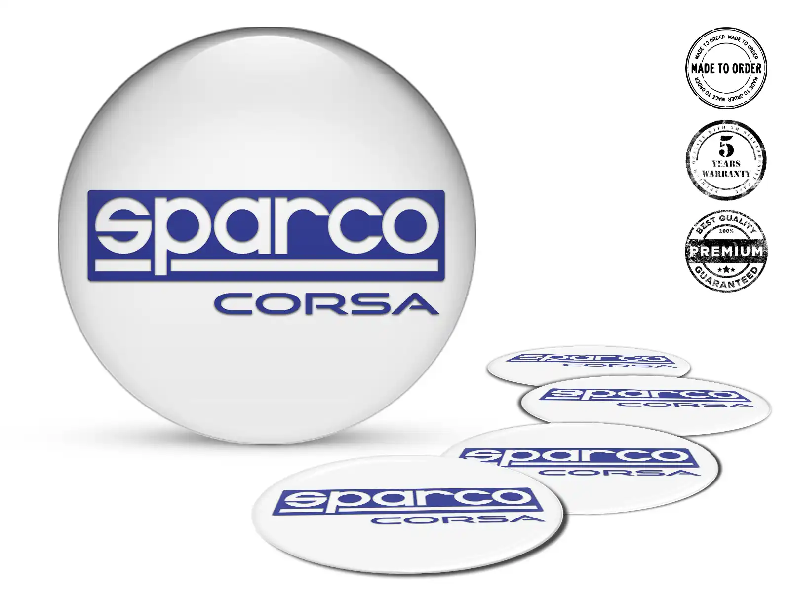 Sparco Raddekal Version Individuelle Harzaufkleber
